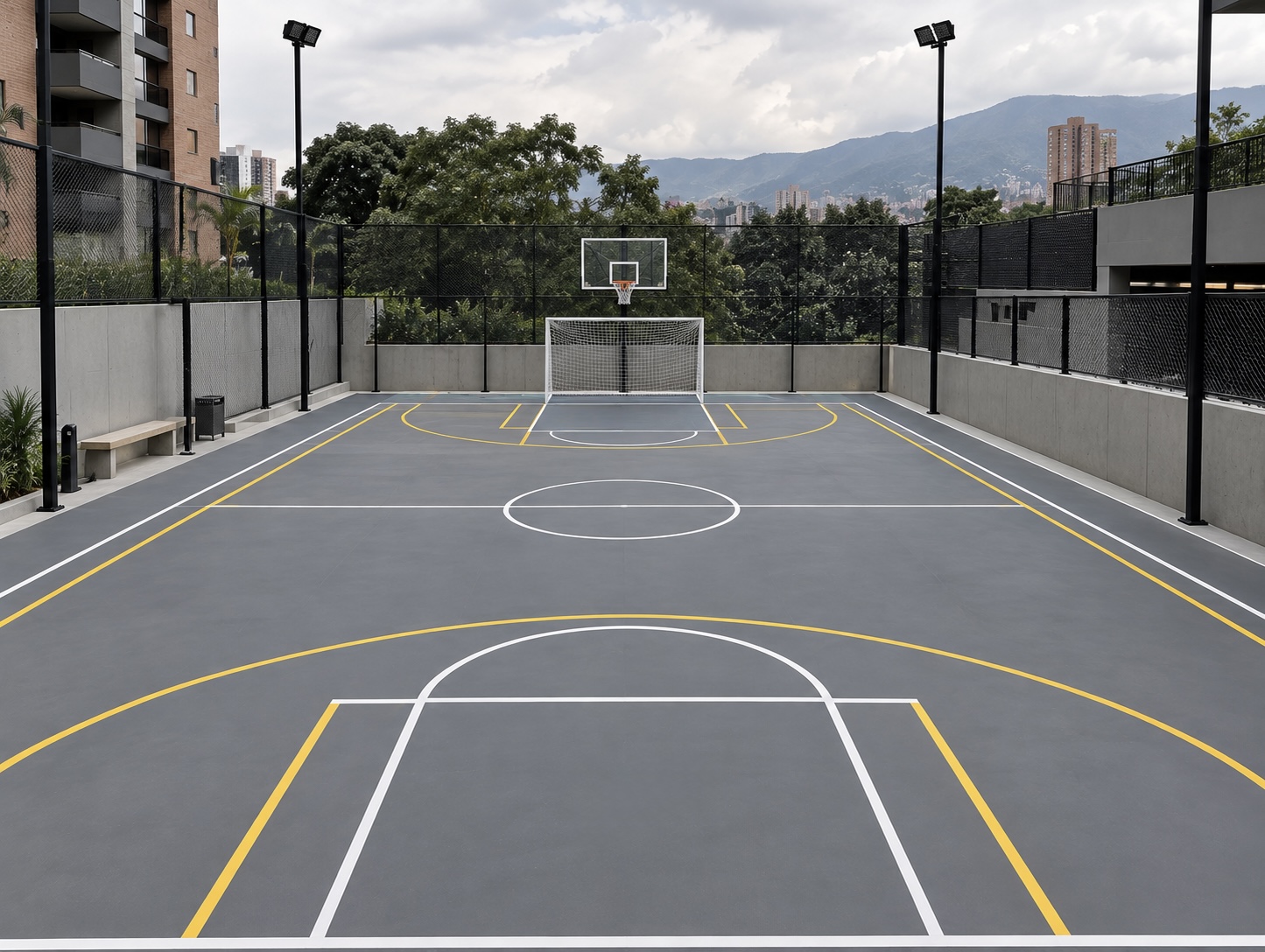 Acabados en canchas